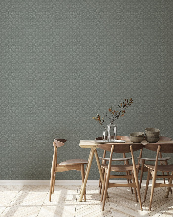 IT4404-5 Flabelo Verde Ítera Wallpaper by Tres Tintas