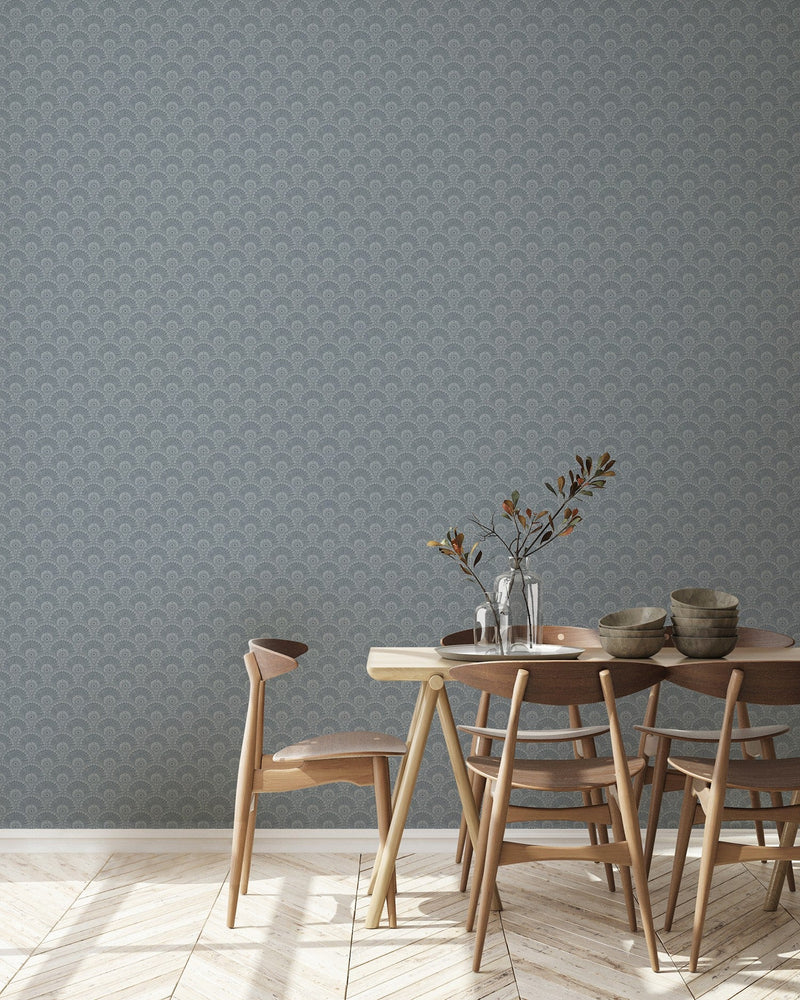 IT4404-6 Flabelo Azul Ítera Wallpaper by Tres Tintas
