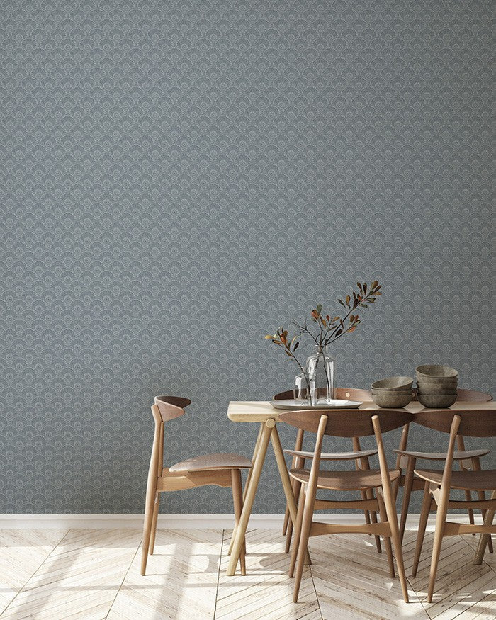 IT4404-6 Flabelo Azul Ítera Wallpaper by Tres Tintas