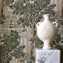313051 Italian Garden Tuscan Pink Wallpaper by Zoffany