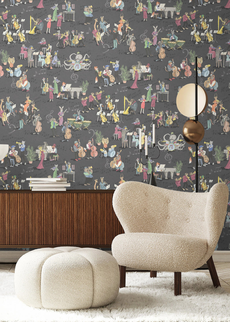 BMPP004/04A Instrumental Wallpaper by Brand McKenzie