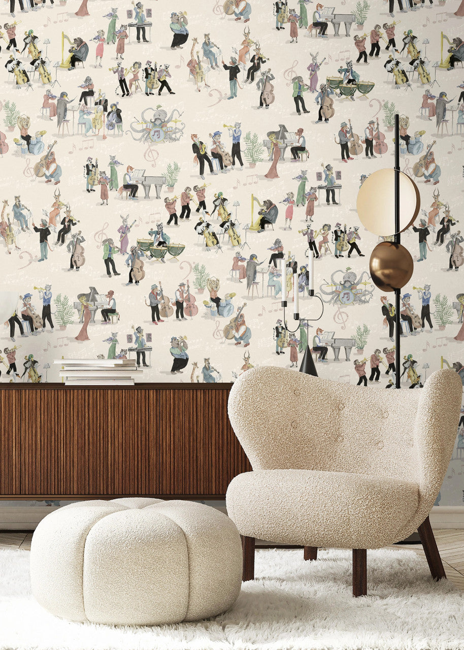 BMPP004/04B Instrumental Wallpaper by Brand McKenzie