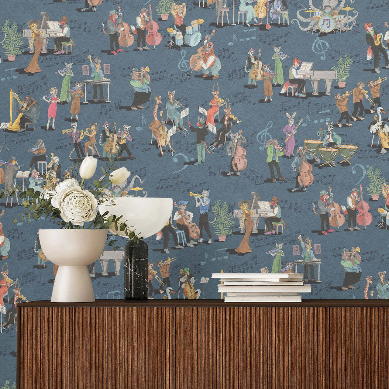 BMPP004/04C Instrumental Wallpaper by Brand McKenzie