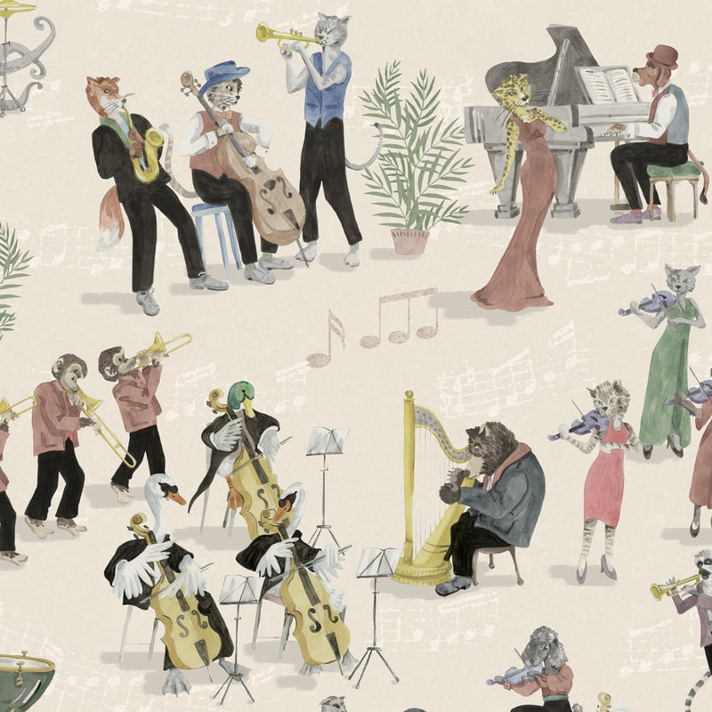 BMPP004/04B Instrumental Wallpaper by Brand McKenzie