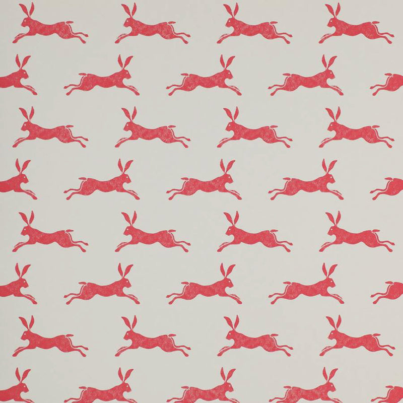 J135W-01 March Hare Rowan Wallpaper by Jane Churchill