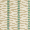 Wilder Innis Taupe and Aqua Wallpaper By Jane Churchill