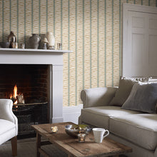 J188W-03 Wilder Innis Yellow Wallpaper By Jane Churchill