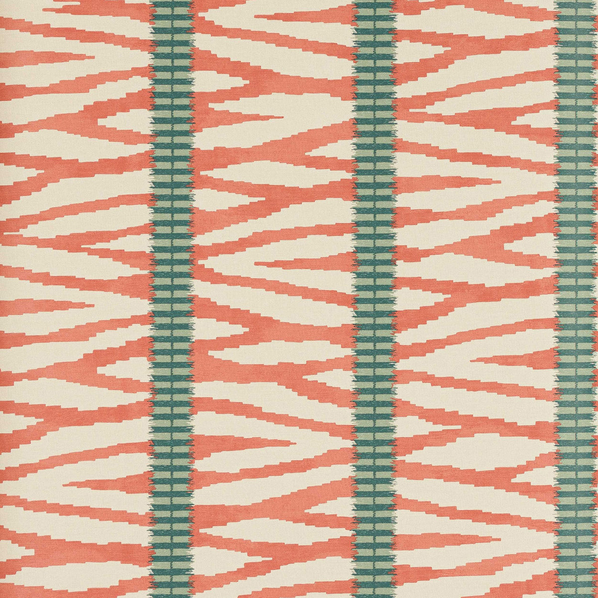Wilder Innis Red Wallpaper By Jane Churchill
