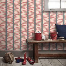 J188W-05 Wilder Innis Red Wallpaper By Jane Churchill