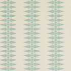 J189W-03 Priya Stripe Innis Aqua Wallpaper By Jane Churchill