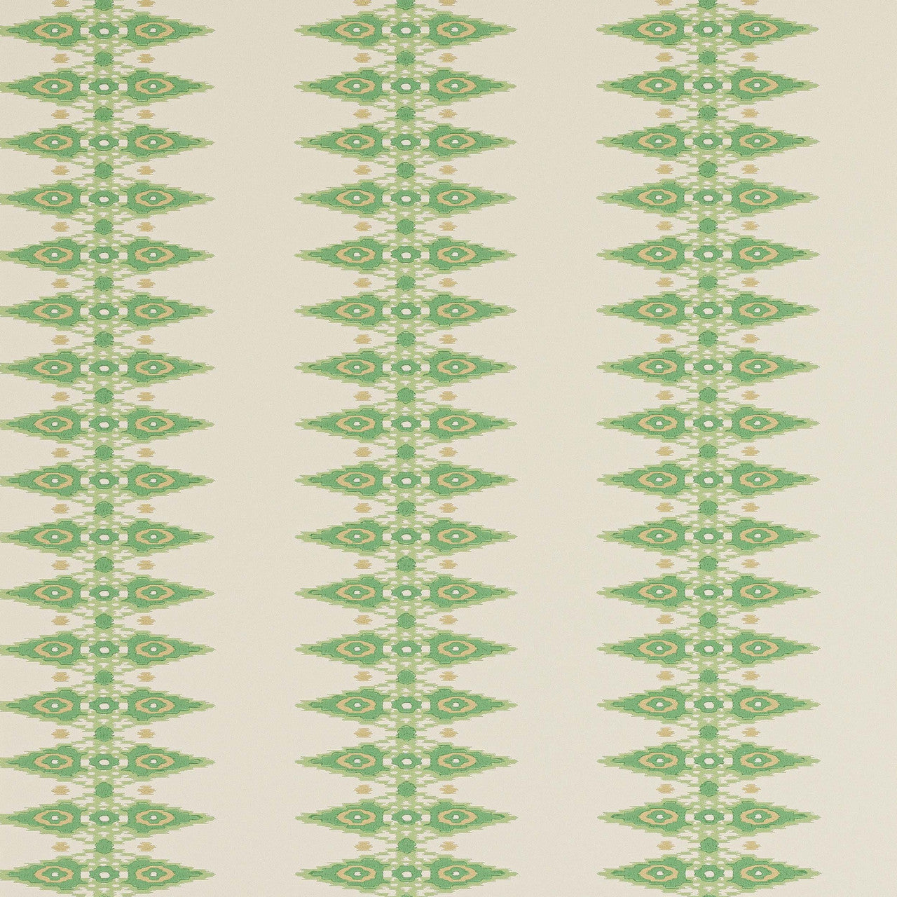 J189W-04 Priya Stripe Innis Green Wallpaper By Jane Churchill
