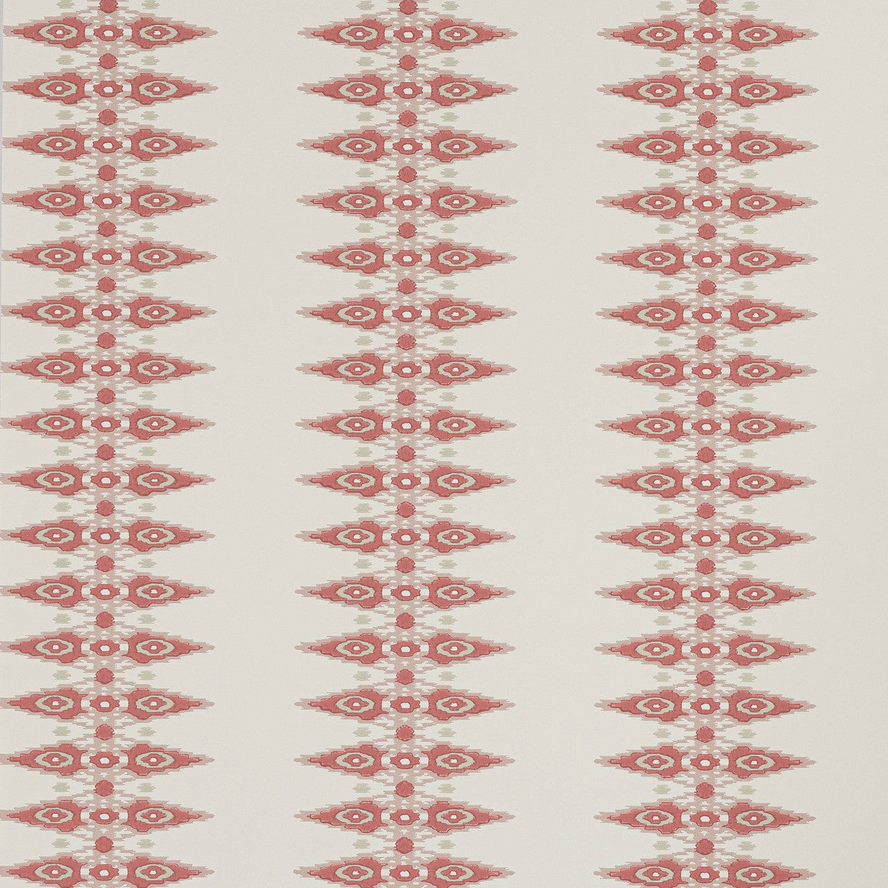 J189W-05 Priya Stripe Innis Pink Wallpaper By Jane Churchill