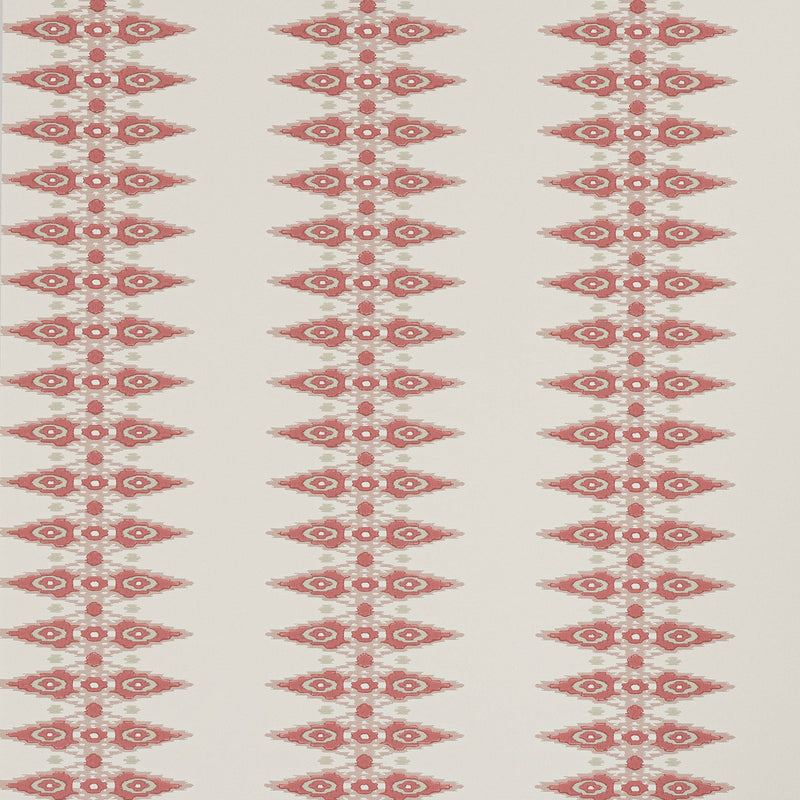 J189W-05 Priya Stripe Innis Pink Wallpaper By Jane Churchill