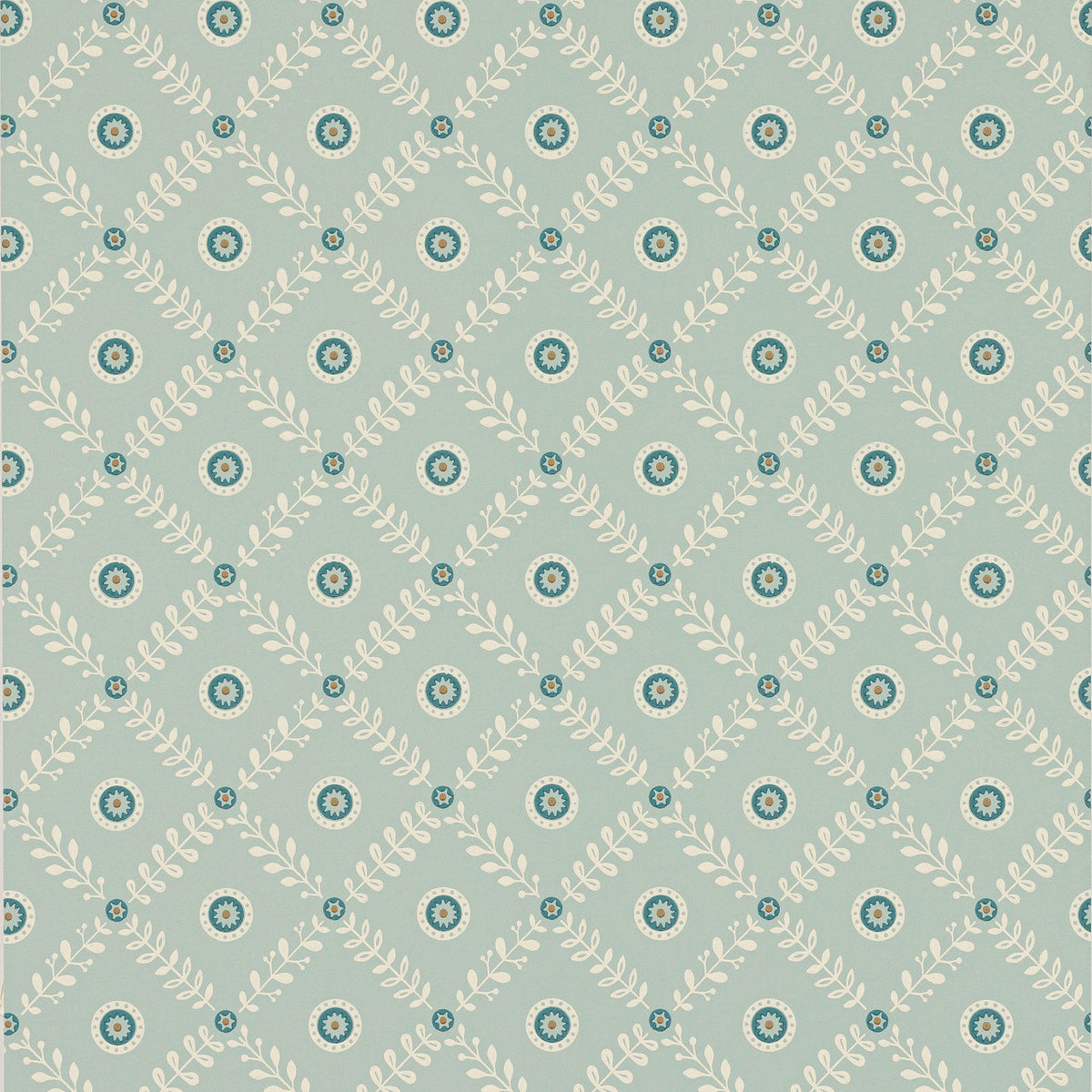 Payton Innis Blue Wallpaper By Jane Churchill
