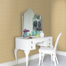 J191W-06 Payton Innis Yellow Wallpaper By Jane Churchill