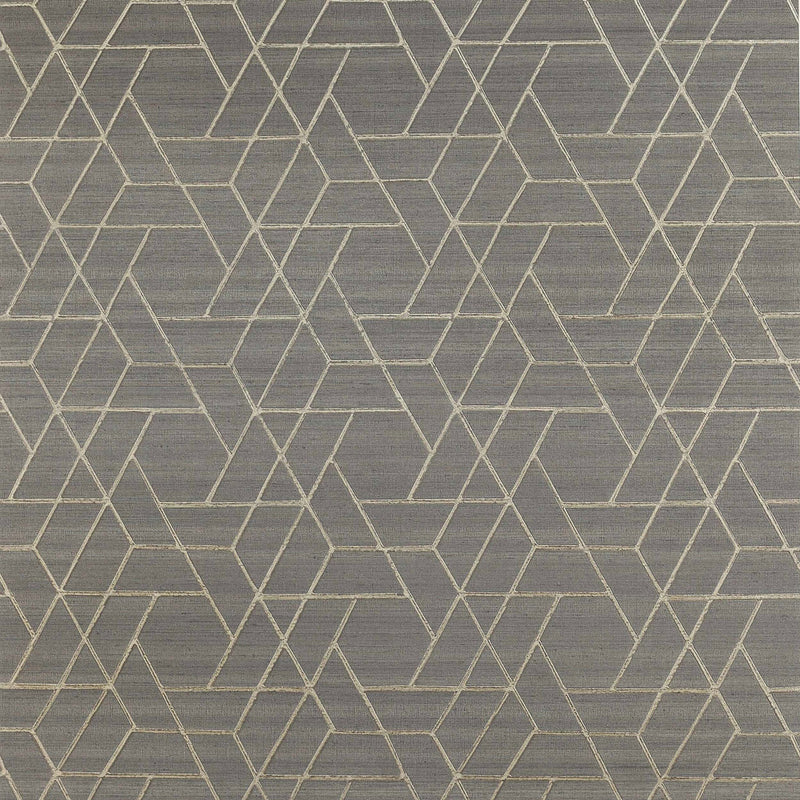 J8008-07 Zelma Azzura Charcoal Wallpaper By Jane Churchill