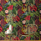 JF2201 Jungle Fever Amazon Black and Red Wallpaper by Grandeco Life