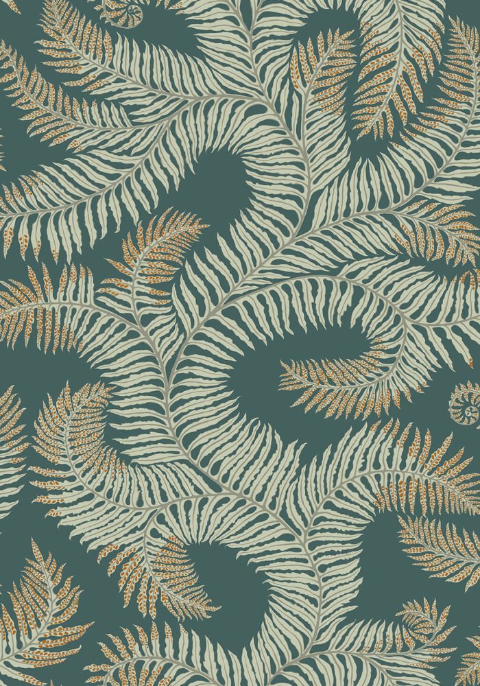 JMW-100131 Bombes Fernery Wallpaper by Josephine Munsey