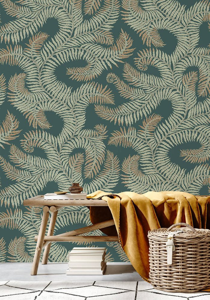 JMW-100131 Bombes Fernery Wallpaper by Josephine Munsey