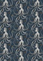JMW-100201 Octopoda Wallpaper by Josephine Munsey