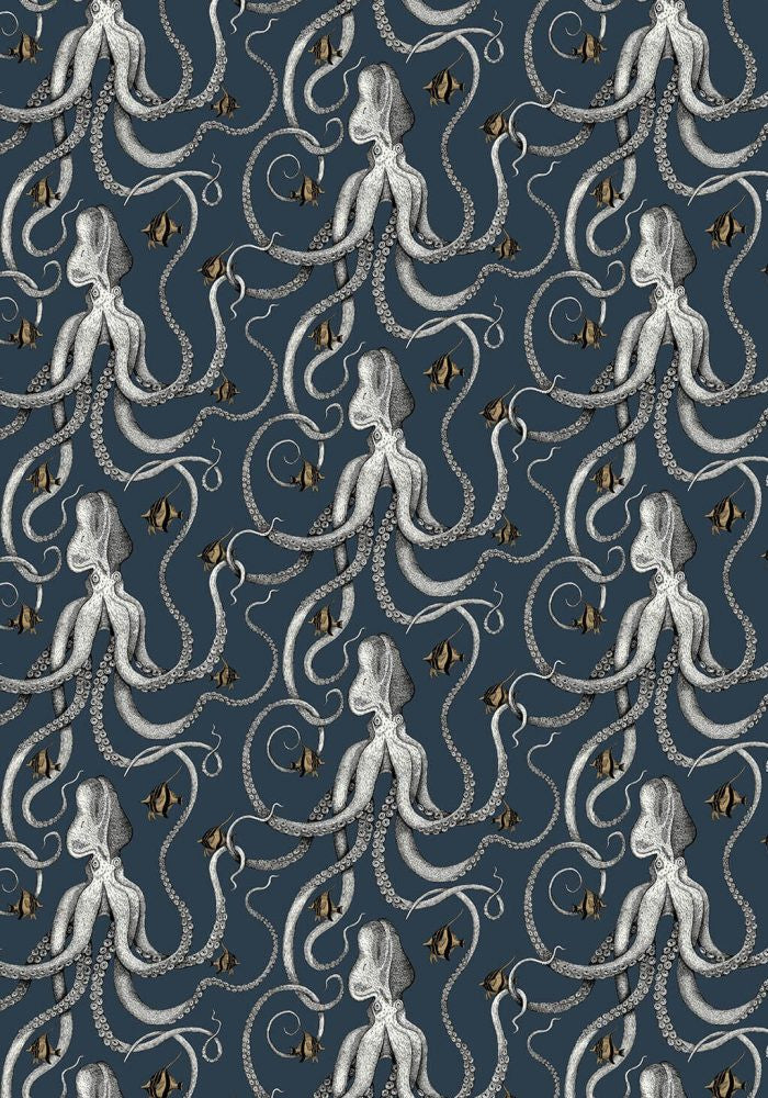 JMW-100201 Octopoda Wallpaper by Josephine Munsey