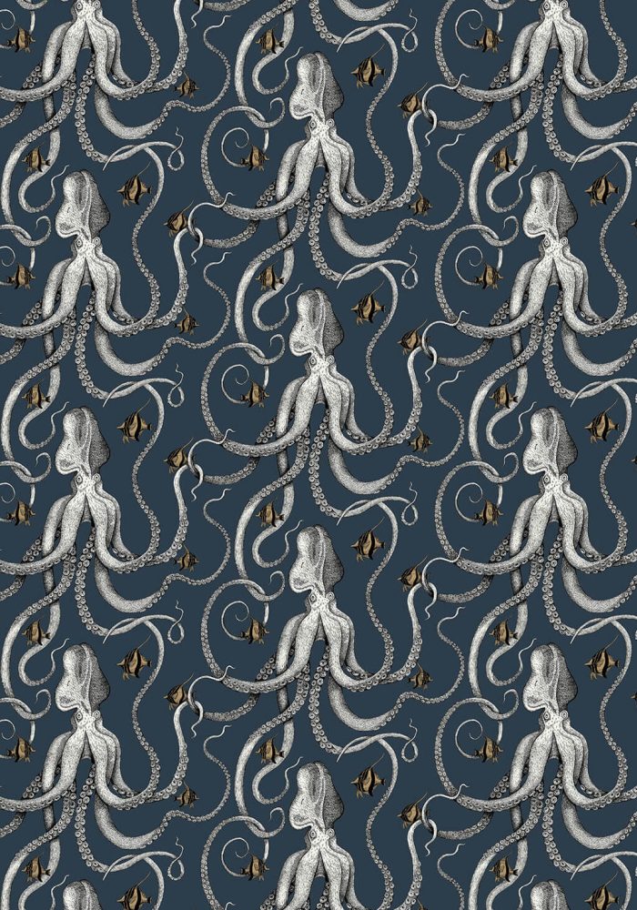JMW-100201 Octopoda Wallpaper by Josephine Munsey