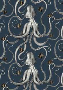 JMW-100201 Octopoda Wallpaper by Josephine Munsey