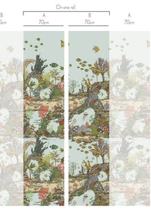 JMW-100301 Underwater Jungle Wallpaper by Josephine Munsey
