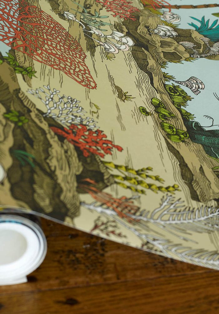 JMW-100301 Underwater Jungle Wallpaper by Josephine Munsey