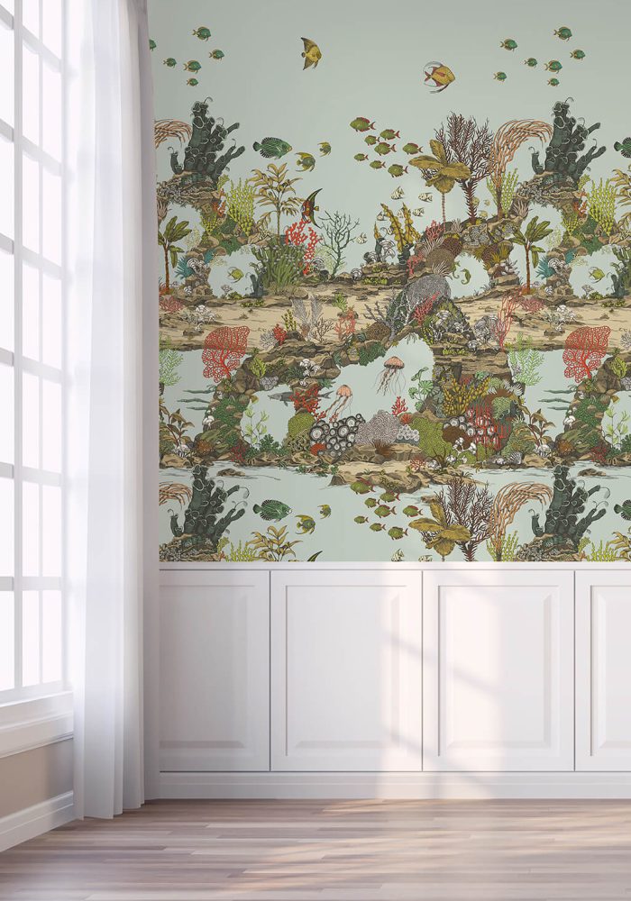 JMW-100301 Underwater Jungle Wallpaper by Josephine Munsey