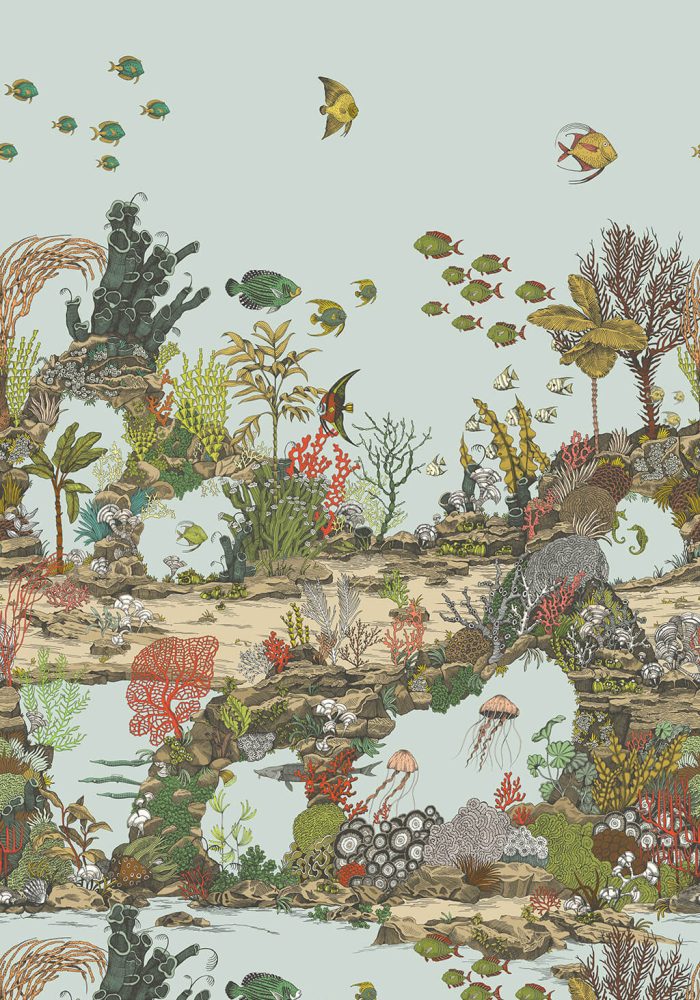 JMW-100301 Underwater Jungle Wallpaper by Josephine Munsey