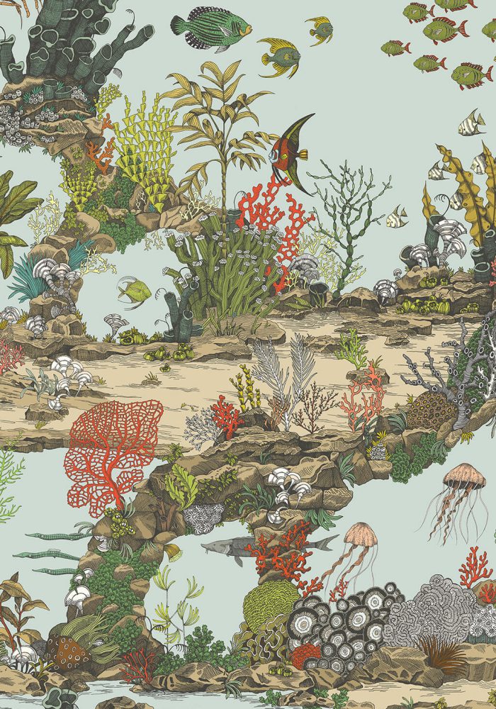 JMW-100301 Underwater Jungle Wallpaper by Josephine Munsey