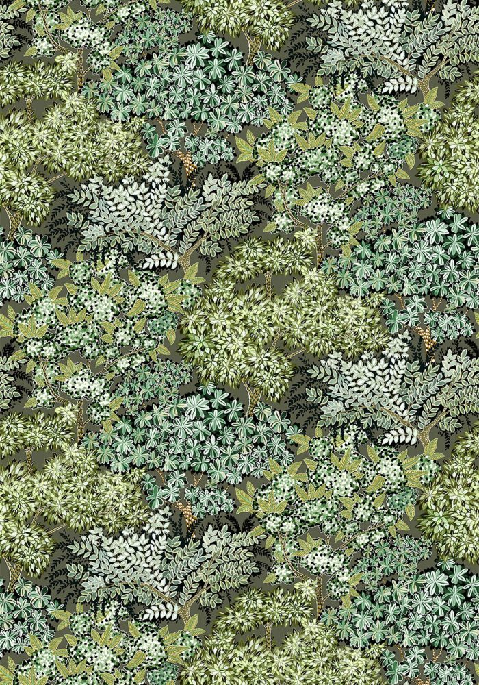 JMW-100421 Broccoli Canopy Wallpaper by Josephine Munsey