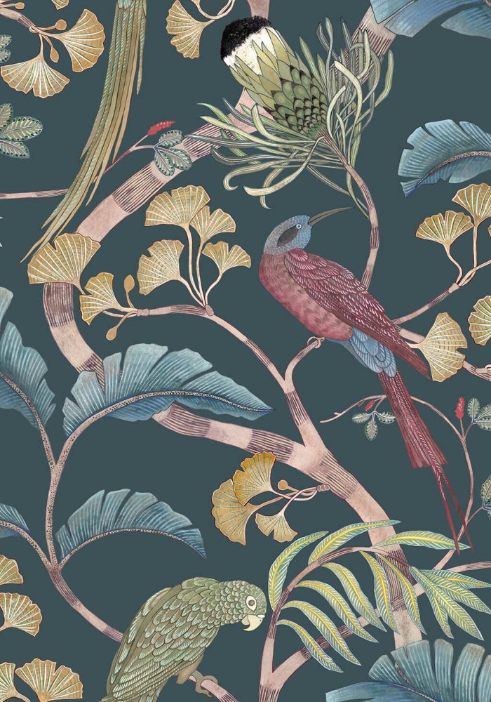 JMW-100602 Living Branches Wallpaper by Josephine Munsey