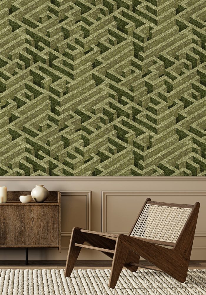 JMW-100701 Labyrinth Wallpaper by Josephine Munsey