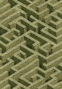 JMW-100701 Labyrinth Wallpaper by Josephine Munsey