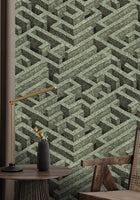 JMW-100721 Labyrinth Wallpaper by Josephine Munsey