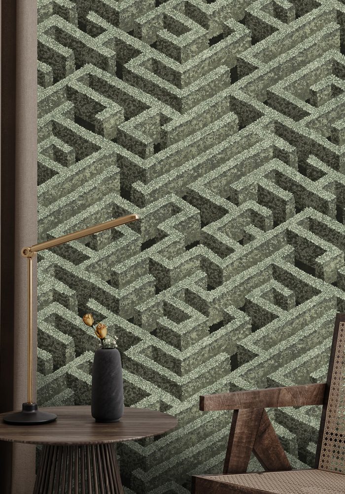 JMW-100721 Labyrinth Wallpaper by Josephine Munsey