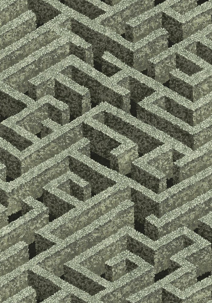 JMW-100721 Labyrinth Wallpaper by Josephine Munsey