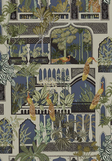 JMW-101131 Peacock Arches Wallpaper by Josephine Munsey