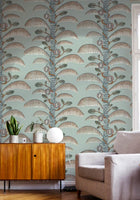 JMW-101501 Palm Stripe Wallpaper by Josephine Munsey