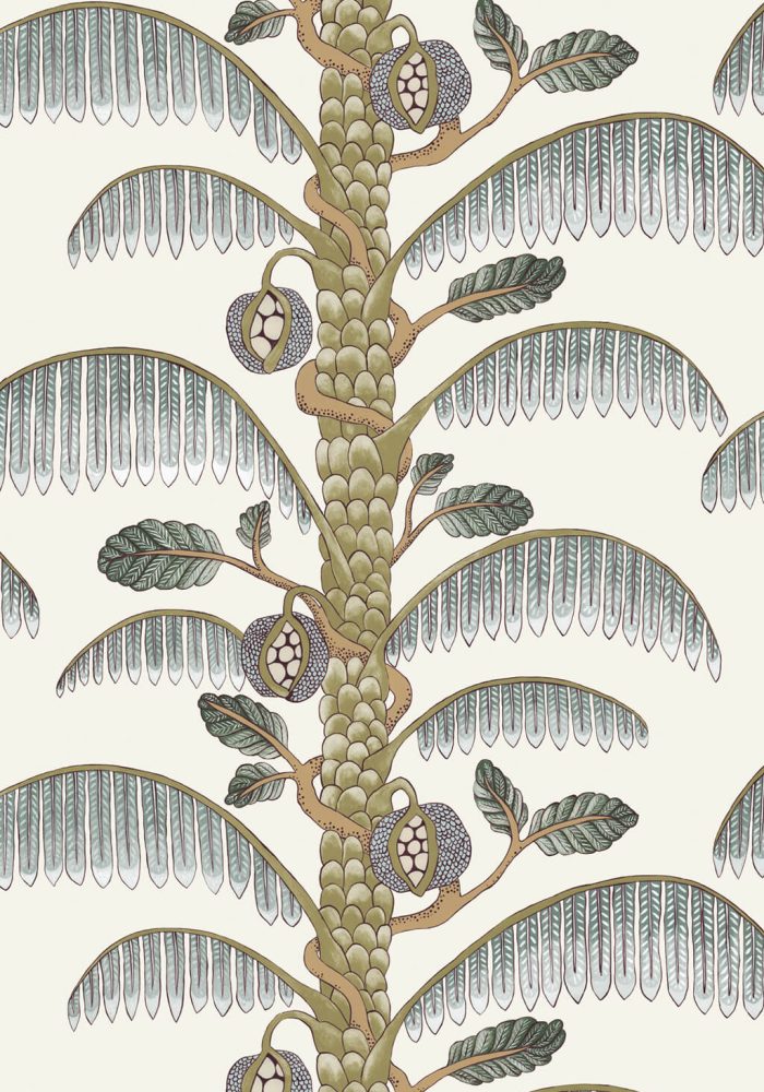 JMW-101511 Palm Stripe Wallpaper by Josephine Munsey