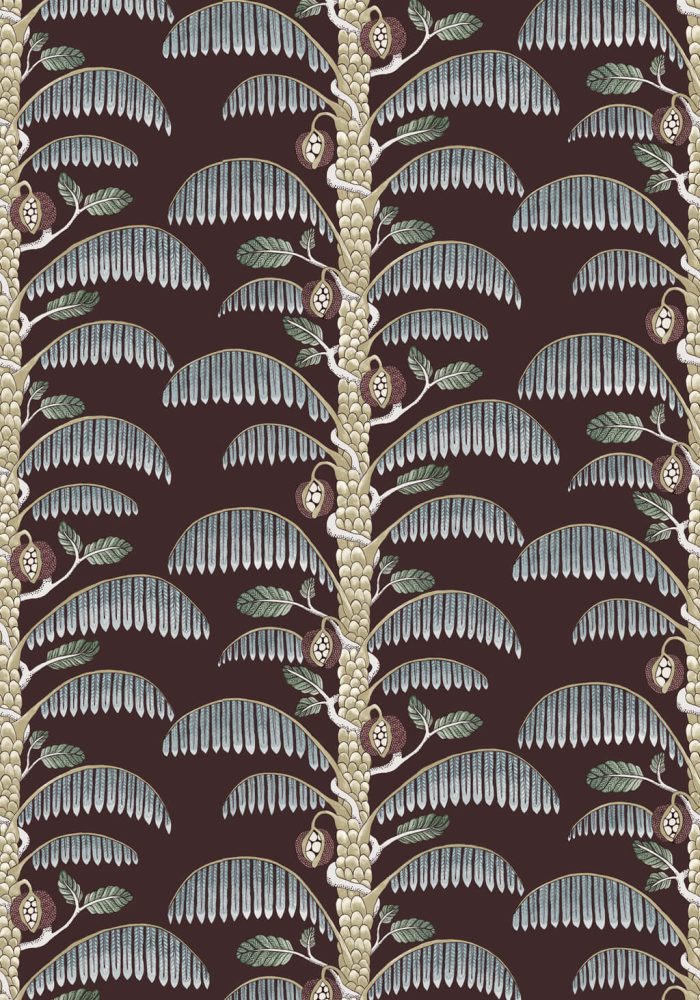 JMW-101521 Palm Stripe Wallpaper by Josephine Munsey