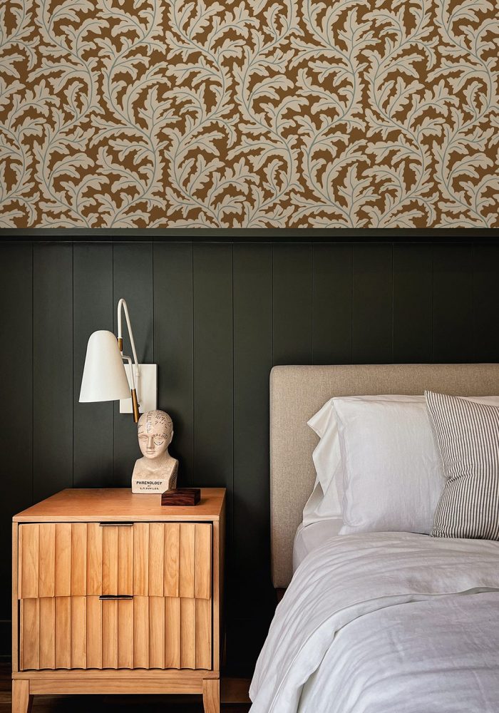 JMW-102511 Frond Ogee Wallpaper by Josephine Munsey