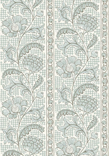 JMW-102821 Floral Check Wallpaper by Josephine Munsey