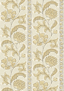 JMW-102831 Floral Check Wallpaper by Josephine Munsey