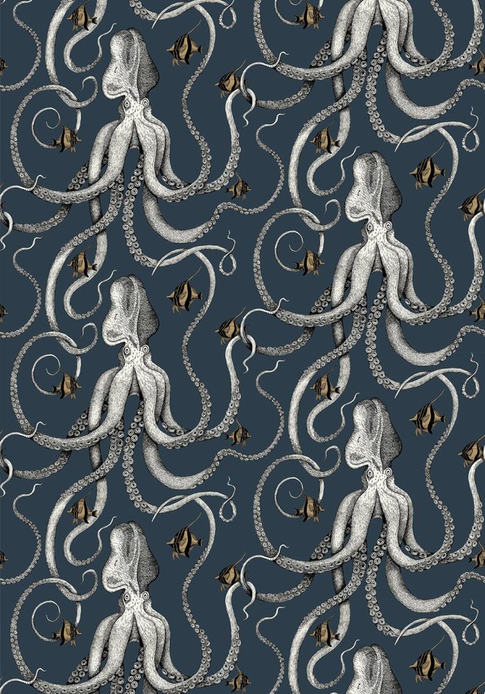 JMW-103001 Octopoda Grand Roll Wallpaper by Josephine Munsey