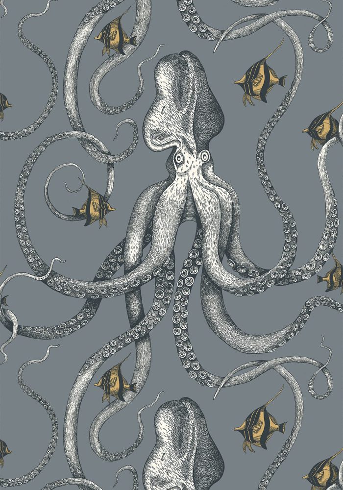 JMW-103011 Octopoda Grand Roll Wallpaper by Josephine Munsey
