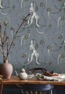 JMW-103011 Octopoda Grand Roll Wallpaper by Josephine Munsey