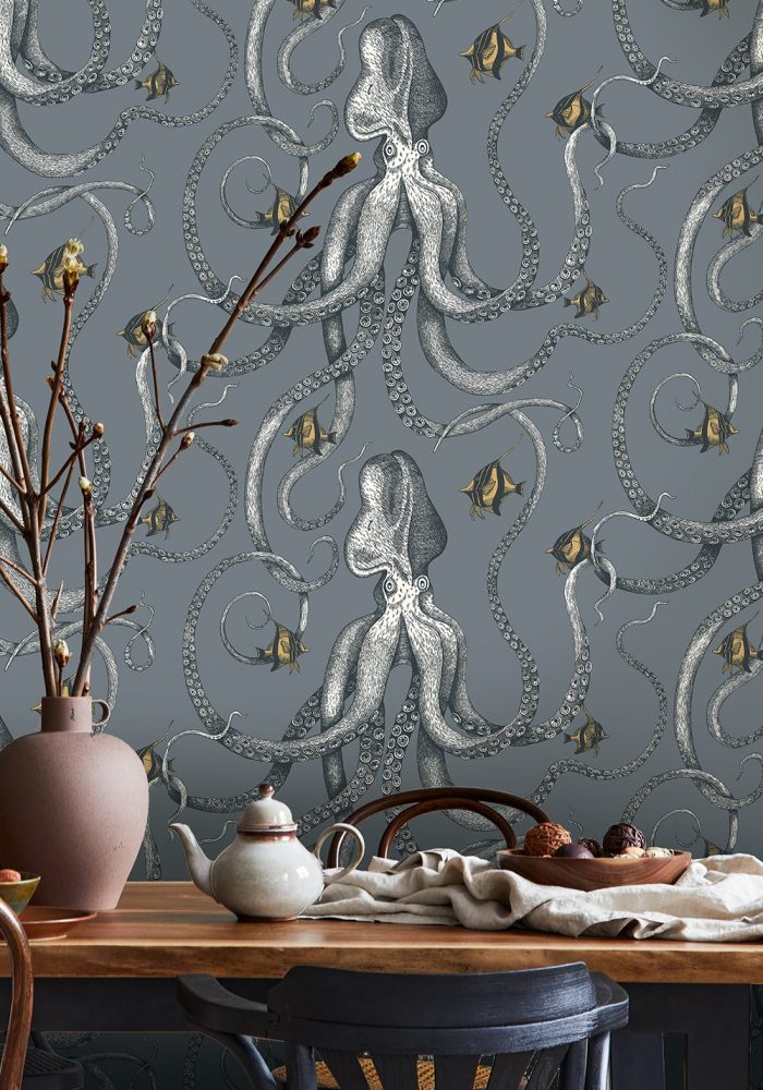 JMW-103011 Octopoda Grand Roll Wallpaper by Josephine Munsey